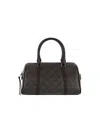 Tory Burch T Monogram Coated Canvas Mini Barrel Bag French Press
