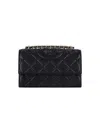 Tory Burch Fleming Convertibile Shoulder Bags Black