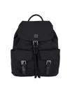 Tory Burch Functional Nylon Backpack With Multiple Pockets