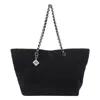Tory Burch Ella Chain Shoulder Bags Black In Black
