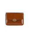 Tory Burch Logo Shoulder Bag In Brown