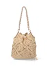 Tory Burch Medium Bucket Bag T Monogram In Neutral