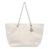 Tory Burch Ella Terry Cotton Tote Bag In White