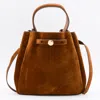 Tory Burch Brown Leather Satchel In Brown