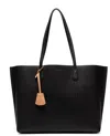 Tory Burch Stylish Black Tote Handbag For Women In Black