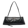 Tory Burch Kira Quilted Leather East-west Shoulder Bag In Black