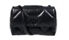 Tory Burch Black Kira Diamond Shoulder Bag In Black