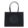 Tory Burch Ella Small Shopper Bag In Black