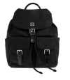 Tory Burch Functional Nylon Backpack With Multiple Pockets In Black