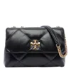 Tory Burch Kira Diamond Quilt Small Convertible Bag In Black