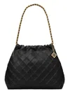 Tory Burch Fleming Bag In Very Soft Leather In Black