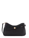 Tory Burch Textured Shoulder Bag Adjustable Strap In Black