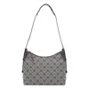 Tory Burch Shoulder Bag With Adaptable Strap And Logo Pattern In Blue