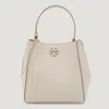 Tory Burch Small Mcgraw Logo Plaque Bucket Bag