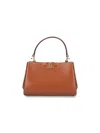 Tory Burch Bauletto Eleonor Large Shoulder Bag In Brown