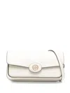 Tory Burch Brushed East West Shoulder Bag With Brass In Brown