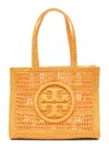 Tory Burch Raffia Tote With Straw Design