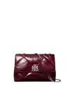 Tory Burch Medium Kira Diamond Quilted Shoulder Bag In Red