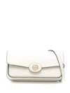 Tory Burch Robinson Spazzolato Cross Body Bag In Shea Butter