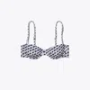 Tory Burch Printed Underwire Bikini Top In Multi