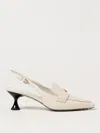 Tory Burch Flat Shoes  Woman Color Ivory In New Ivory