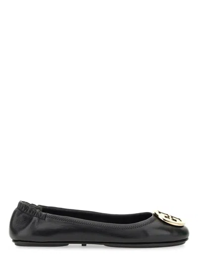 Tory Burch Minnie Travel Ballet In Black