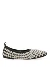 Tory Burch Studded Ballet In Neutral
