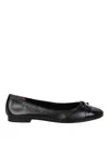Tory Burch 'ballet Flats With Patent Pointed Toe In Black