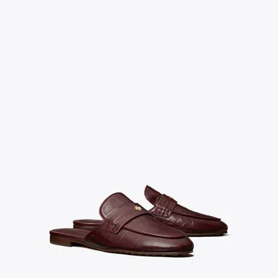 Tory Burch Ballet Backless Loafer In Burgundy