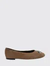 Tory Burch Charlie Ballet Flat In Brown