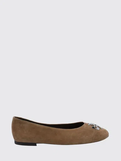 Tory Burch Ballet Flat Woman In Brown