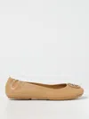 Tory Burch Ballerinas Double T Aus Veloursleder In Beige