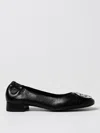 Tory Burch Woman Ballet Flats Black Size 8 Leather In Black