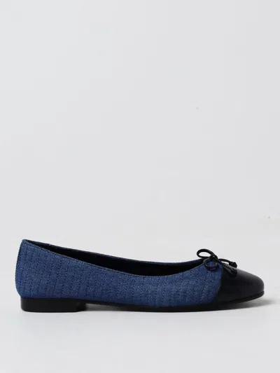 TORY BURCH BALLET FLATS TORY BURCH WOMAN COLOR BLUE,F78803009