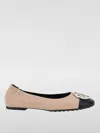 Tory Burch Cap-toe Ballet Rose In Pink