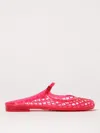 Tory Burch Mellow Cutout Rubber Mary Jane Slippers In Red