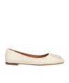 Tory Burch Ballet Flats In White