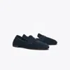 Tory Burch Suede Ballet Loafers In Blue