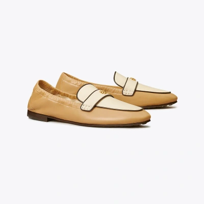 Tory Burch Ballet Loafer In Cream/ginger Moose/coco
