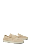 Tory Burch Slip-on Shoes With Suede Upper And Rubber Sole In Sand Dune