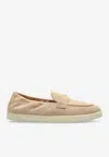 Tory Burch Slip-on Shoes With Suede Upper And Rubber Sole