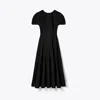 Tory Burch Balloon-sleeved Midi Linen Dress