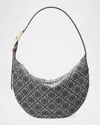 Tory Burch Balloon Small T Monogram Jacquard Shoulder Bag
