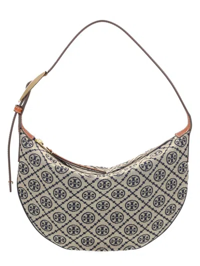 Tory Burch "balloon T Monogram" Bag In Blue