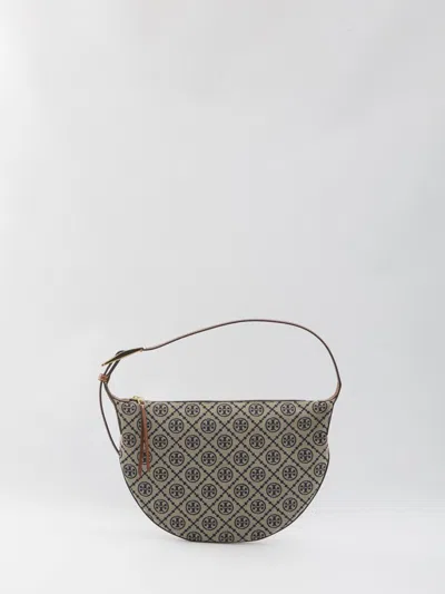 Tory Burch Baloon T Monogram Small In Blue