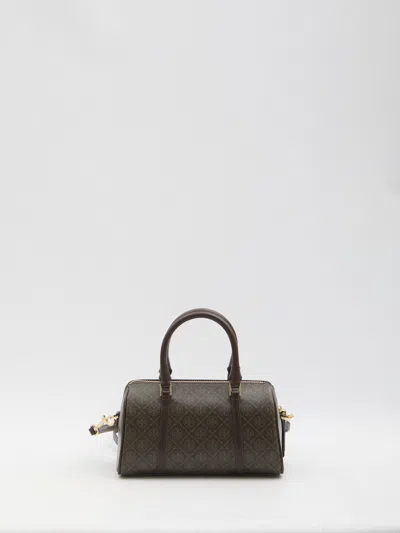 Tory Burch Barrel T Monogram Mini Bag In Brown