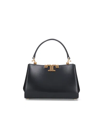 Tory Burch Bauletto Mini 'eleanor' Handbag With Suede Panels