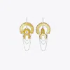 Tory Burch Bead And Resin Chandelier Earrings
