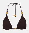 Tory Burch Beaded Bikini Top