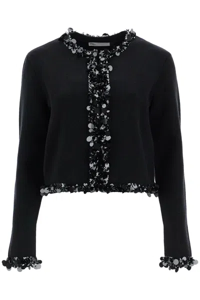 TORY BURCH BEADED CARDIGAN
